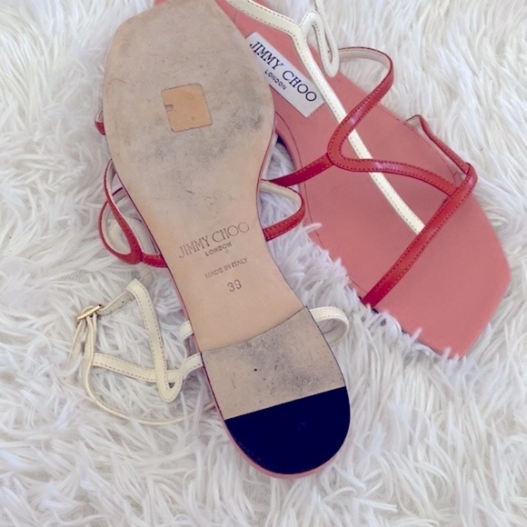 Jimmy Choo Vice coulor-block flat sandal - Picture 7 of 8